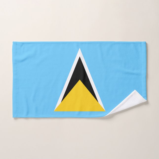 Conjunto De Toalhas Bandeira de Santa Lúcia (Toalha de mão)