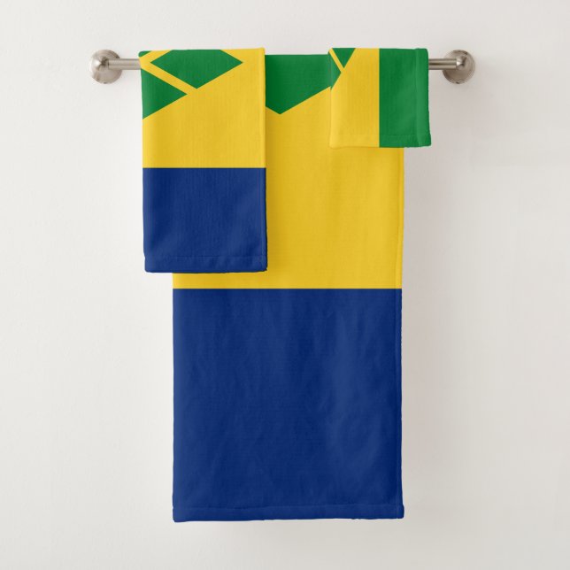 Conjunto De Toalhas Bandeira de São Vicente (Insitu)