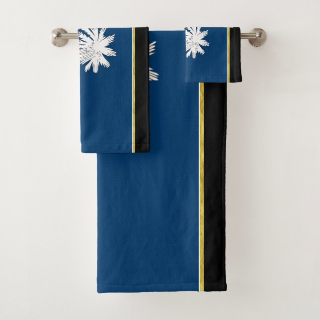 Conjunto De Toalhas Bandeira de South Carolina (Insitu)