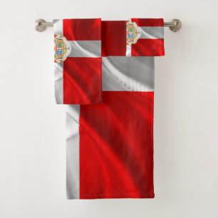 Conjunto De Toalhas Bandeira dinamarquesa