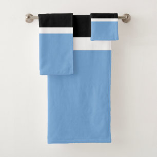 Conjunto De Toalhas Bandeira do Botsuana