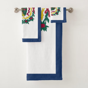 Conjunto De Toalhas Bandeira do Estado da Virgínia Ocidental