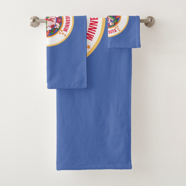Conjunto De Toalhas Bandeira do estado de Minnesota (Insitu)