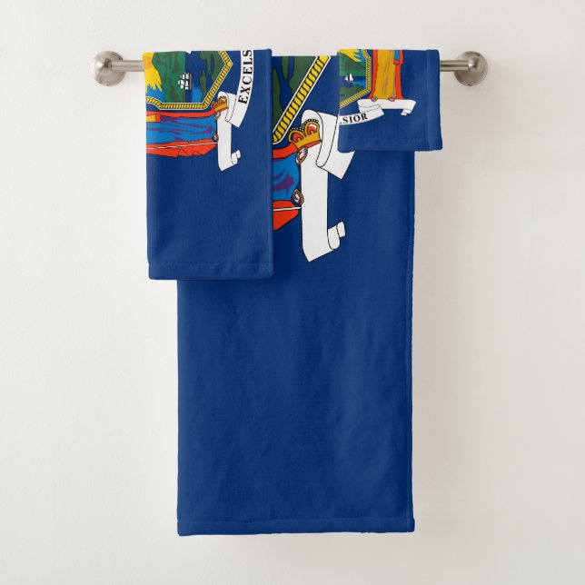 Conjunto De Toalhas Bandeira do Estado de Nova York (Insitu)