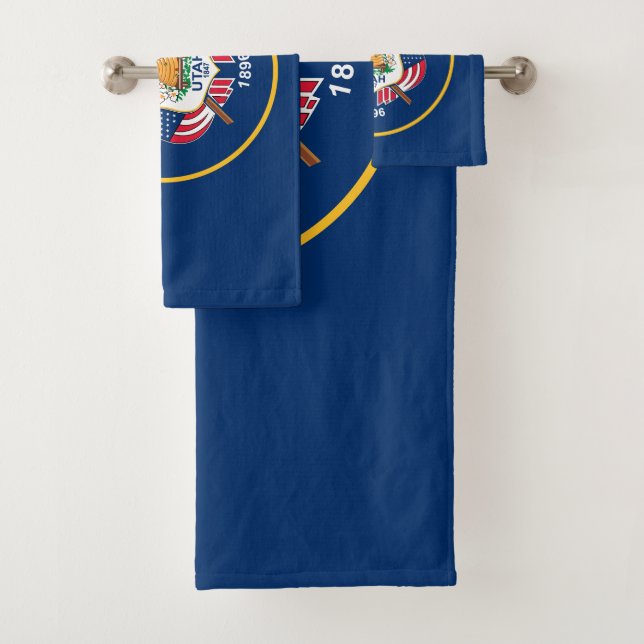 Conjunto De Toalhas Bandeira do Estado de Utah (Insitu)