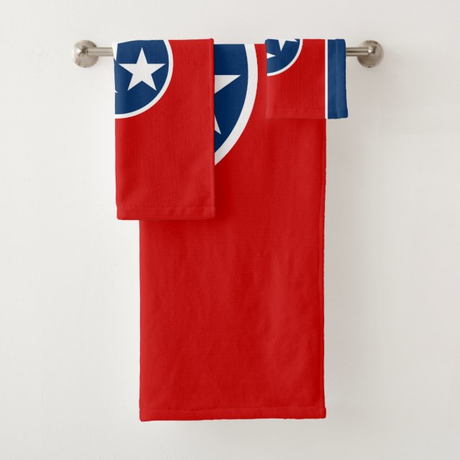 Conjunto De Toalhas Bandeira do Estado do Tennessee (Insitu)