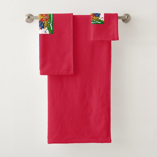 Conjunto De Toalhas Bandeira do Haiti (Insitu)