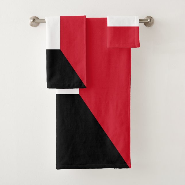 Conjunto De Toalhas Bandeira do Kuwait (Insitu)
