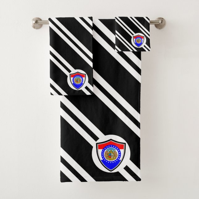 Conjunto De Toalhas bandeira do Missouri (Insitu)