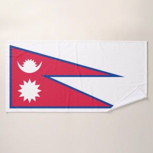 Conjunto De Toalhas Bandeira do Nepal