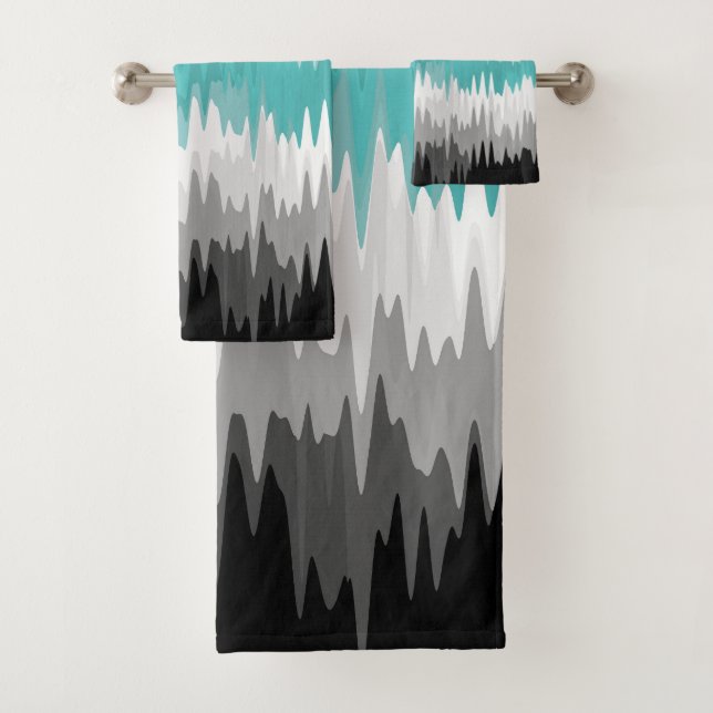 Conjunto De Toalhas Bandeira do Orgulho Libramasculino Boho Funky Abst (Insitu)