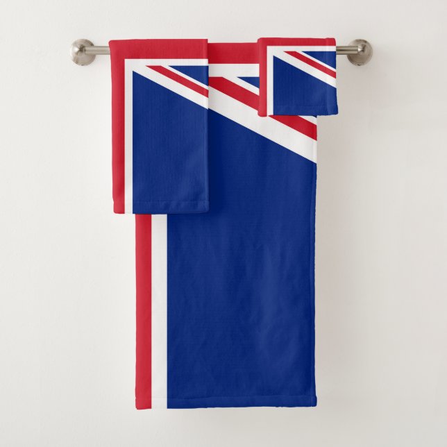 Conjunto De Toalhas Bandeira do Reino Unido (Insitu)