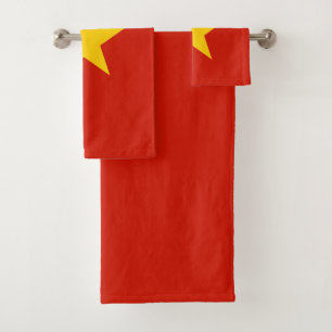 Conjunto De Toalhas bandeira do Vietname