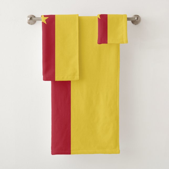 Conjunto De Toalhas Bandeira dos Camarões (Insitu)