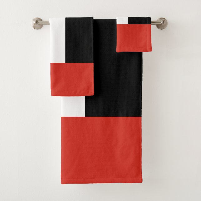 Conjunto De Toalhas bandeira dos Emirados Árabes Unidos (Insitu)