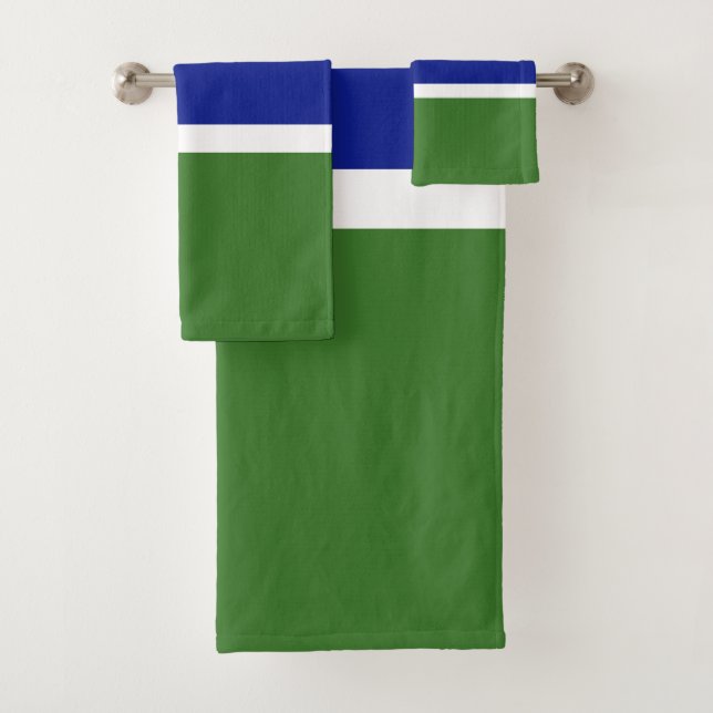 Conjunto De Toalhas Bandeira Gâmbia (Insitu)