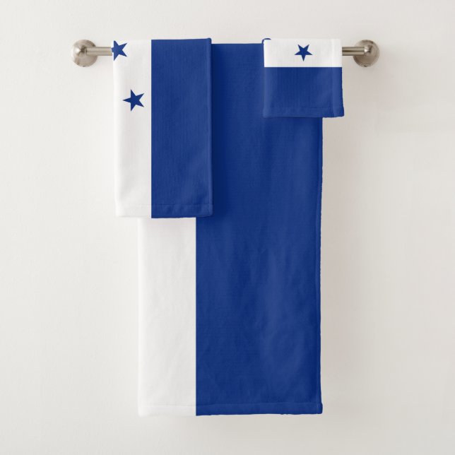 Conjunto De Toalhas bandeira Honduras (Insitu)