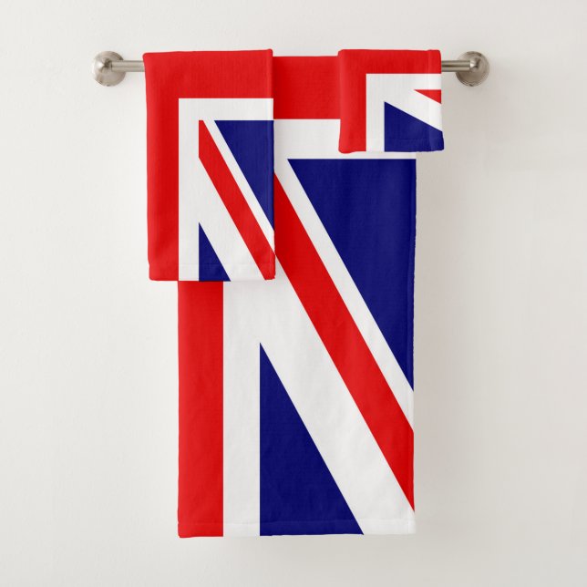 Conjunto De Toalhas Bandeira Nacional Britânica - bandeira da União (Insitu)