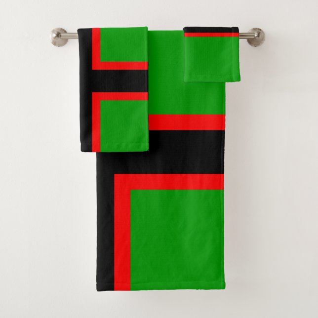 Conjunto De Toalhas Bandeira Nacional da Carélia (Insitu)