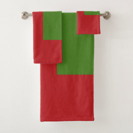 Conjunto De Toalhas bandeira Omã