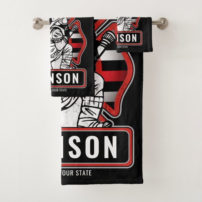 Conjunto De Toalhas Bandeira Patriótica do Bombeiro Personalizado (Insitu)