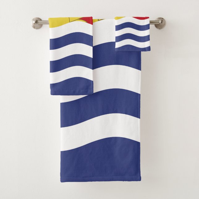 Conjunto De Toalhas bandeira quiribatiana (Insitu)