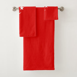 Conjunto De Toalhas Bandeira turca