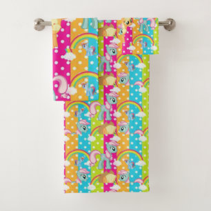 Conjunto De Toalhas Bandeja de Banheiro Define Pony