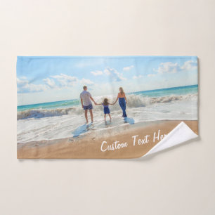 Conjunto De Toalhas Bandeja de Feriado de Foto Personalizado Reúne se