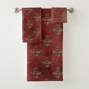 Conjunto De Toalhas Banheira bonito de Colmeia de Abelhas