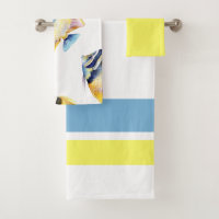 Banheiro Amarelo de Peixe Tropical