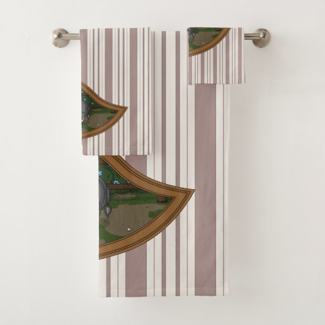 Conjunto de Toalhas Basil o Porco (Insitu)