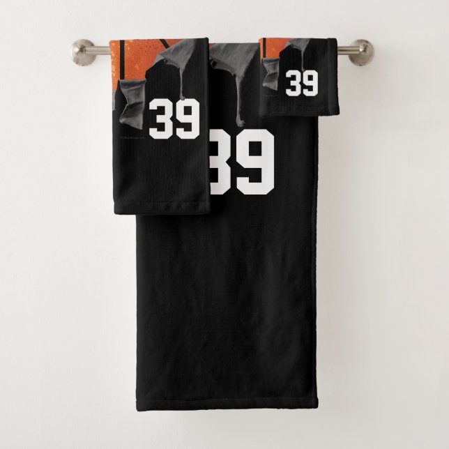 Conjunto De Toalhas Basquetebol rasgado (Insitu)