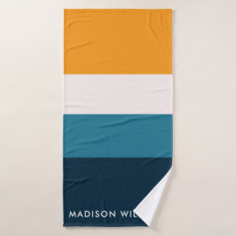 Conjunto De Toalhas Bat de Na moda com Banda Horizontal com Colorção M