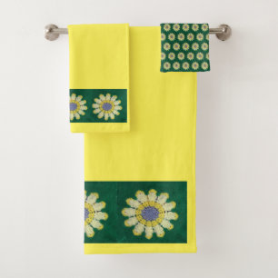 Conjunto De Toalhas Bath Towel Set - Margarida Afegã
