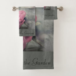 Conjunto De Toalhas Bath Towel Set Peony from the Garden