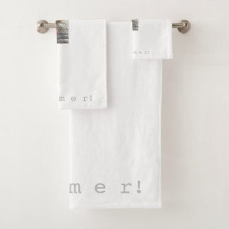 Conjunto De Toalhas Bathroom Towel Set Juego Toallon y Toalla