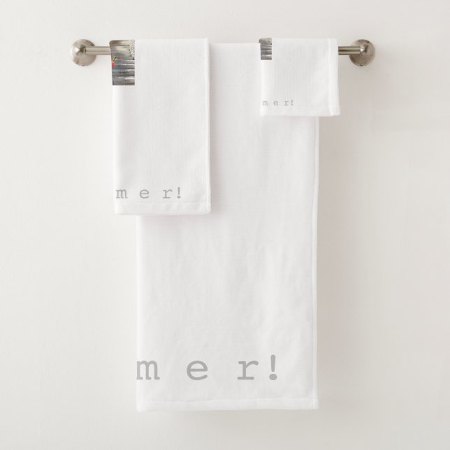 Conjunto De Toalhas Bathroom Towel Set Juego Toallon y Toalla (Insitu)