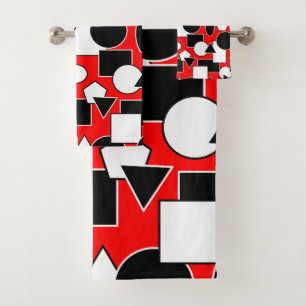 Conjunto De Toalhas Bauhaus Collage