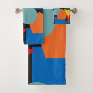 Conjunto De Toalhas Bauhaus Shapes