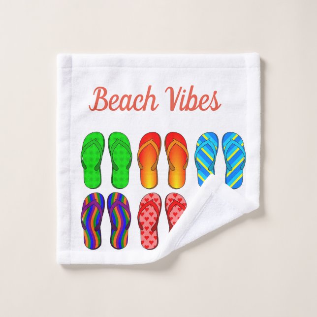 Conjunto De Toalhas Beach Viibes (Pano de lavar)