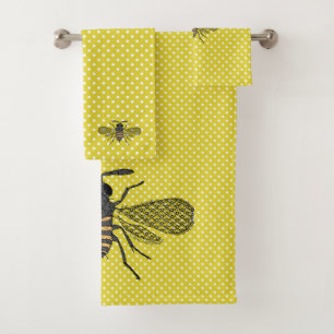 Conjunto De Toalhas BEES e Honeycomb - Salvar as Abelhas