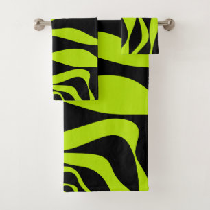 Conjunto De Toalhas Bei e Fluxo 4 - Verde limão
