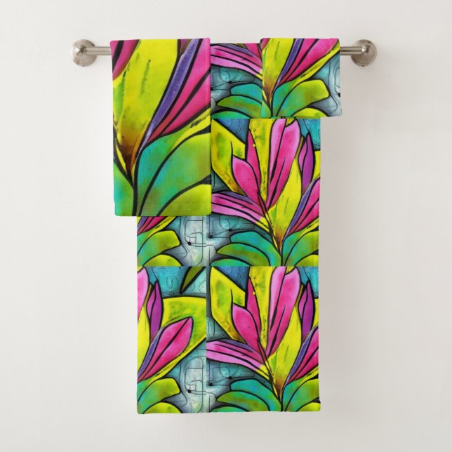 Conjunto De Toalhas Bela Coleção de Plantas (Insitu)