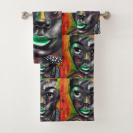 Conjunto De Toalhas Bela Preta