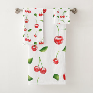 Conjunto De Toalhas Bela Trendy - Cereja Deliciosa  