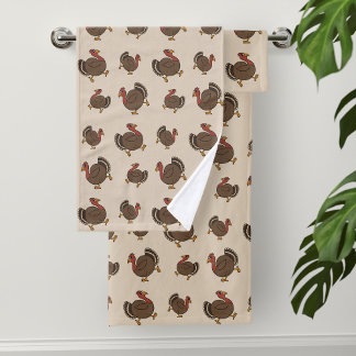 Conjunto De Toalhas Belo Dia de Ação de Graças, Turca, Patterno de Ban
