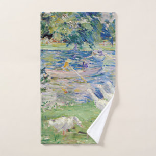 Conjunto De Toalhas Berthe Morisot - Rapariga num Barco com Gansos