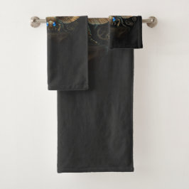 Conjunto De Toalhas Besouro Escaravelho Mecânico Steampunk do Antigo E