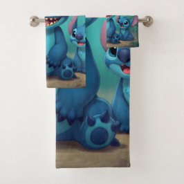 Conjunto De Toalhas Beste Freunde fürs Leben – Lilo & Stitch